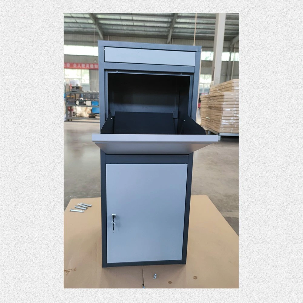 Fas-158 Steel Parcel Post Mail Box Wholesale/Supplier Outdoor Delivery Drop Box Letter Safe Parcel Box