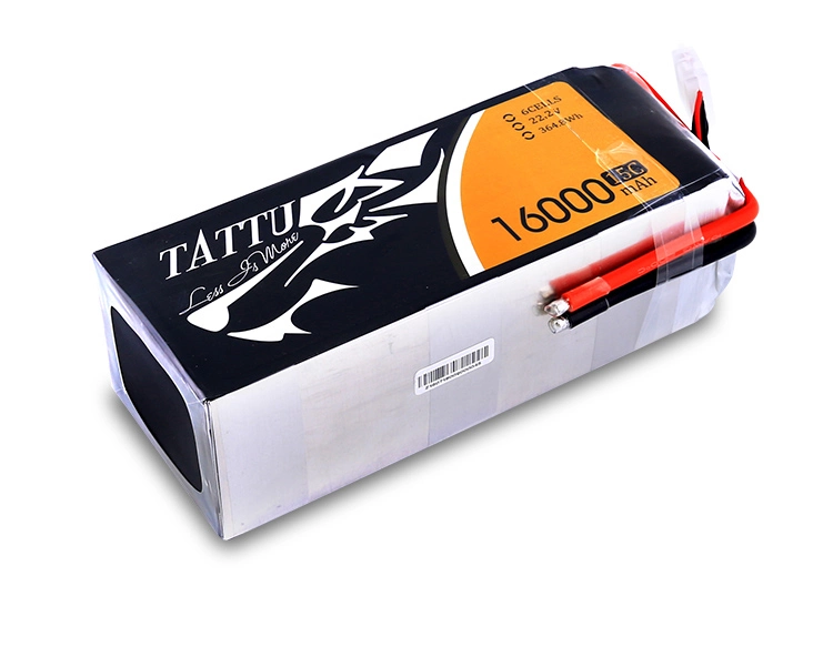 Tattu 16000mAh 6s 15c 22,2V Lipo Batería para la Agricultura Drone