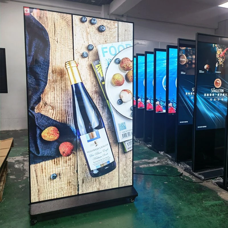 New Design Digital Marketing75 Inch Floor Stand LCD Advertising Display Digital Signage in Stores