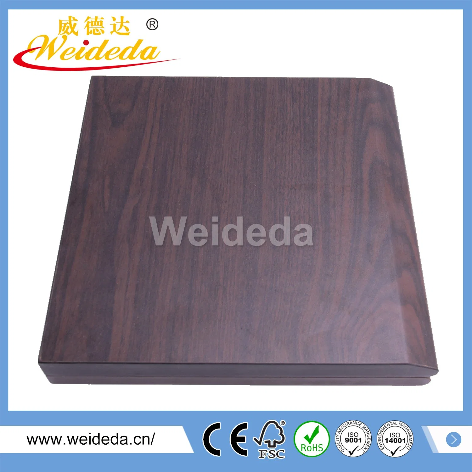 0.5-0.7mm Wood Grain Formica Board