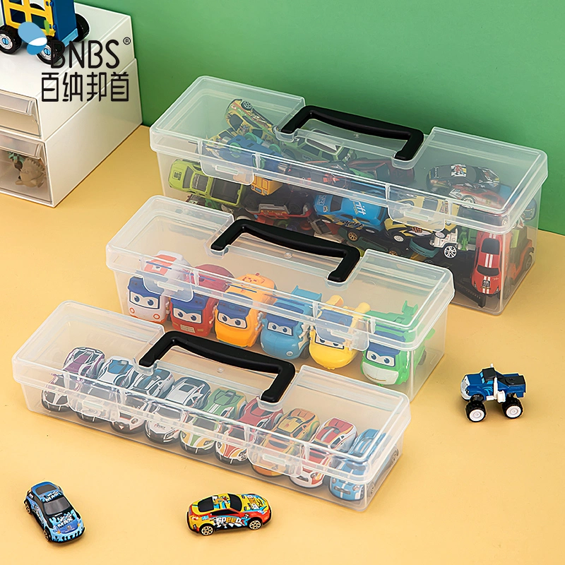 Boîte de rangement et d'organisation pour jouets de voiture, boîte de rangement en plastique, organisateur de conteneur.