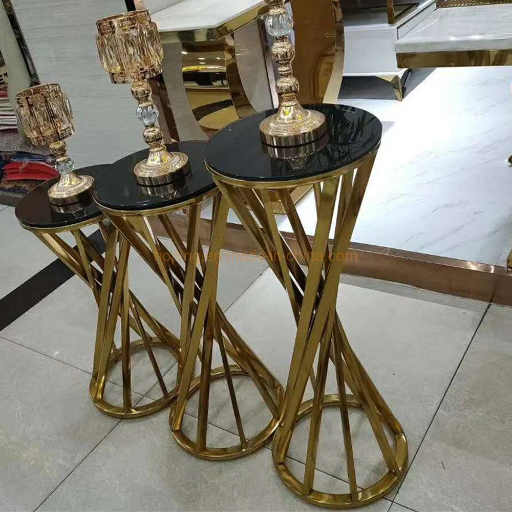 Living Room Furniture Wholesale/Supplier Wedding Gold Flower Pot Stand for Wedding Decoration