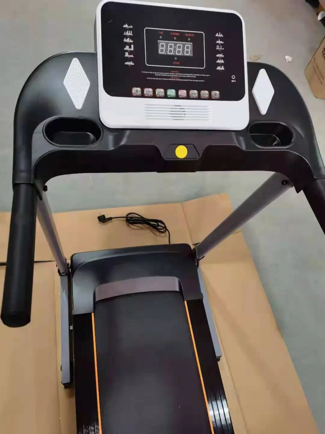 Precio barato gran pantalla de su uso en casa Gym Fitness ejercicio máquina de correr cinta caminadora motorizada Deportes