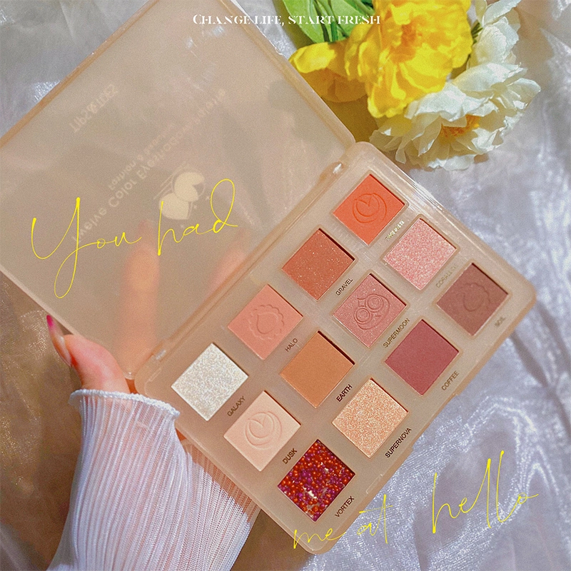 Peach Matte Shimmer Twelve Eyeshadow Palette