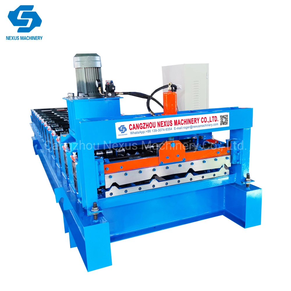 Metal Profile Sheet Roof Panel Roll Forming Machine Trapezoidal Roofing Production Line