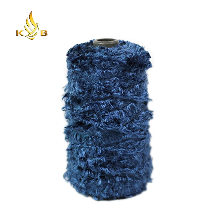 Chunky Polyester Feather Yarn Eyelash Wool Yarn Hand Knitting Yarn for Scarf
