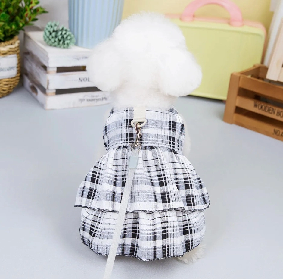 Pets Wholesale Dresses Sweet Design Party Wear Ruffle Dogs Dresses