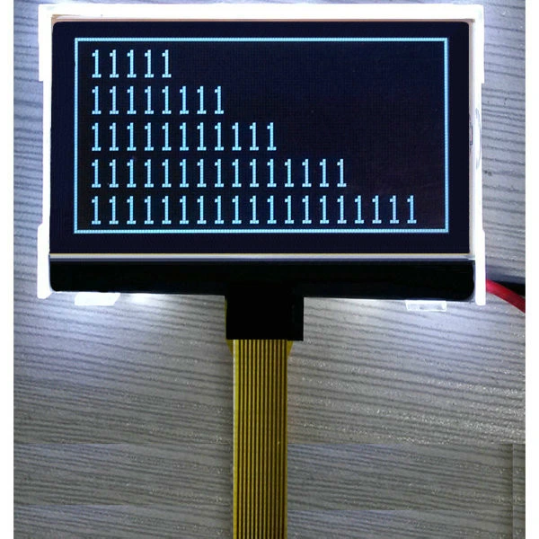 Custom High Contrast 128X64 Dfstn Cog LCD Display with LED Backlight