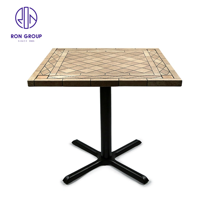 Wholesale/Suppliers Price Ceramic Table Restaurant Furniture for Coffee Shop Hotel Outdoor Furniture