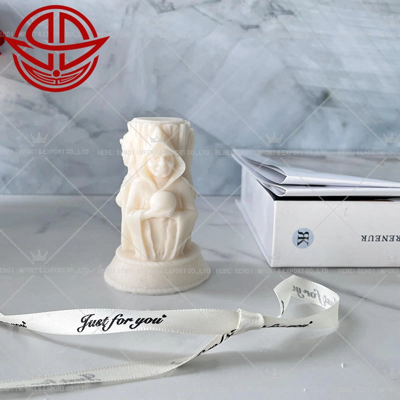 High quality/High cost performance  Three Goddesses Candle Silicone Mold DIY Creative Portrait Half Body Shape Gypsum Resin Candle Mold