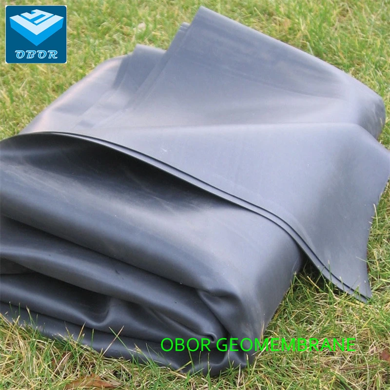 20 Mil Plastic Lum noir de piscine Liner imperméable PE Feuille de membrane avec Direct prix d'usine Chine