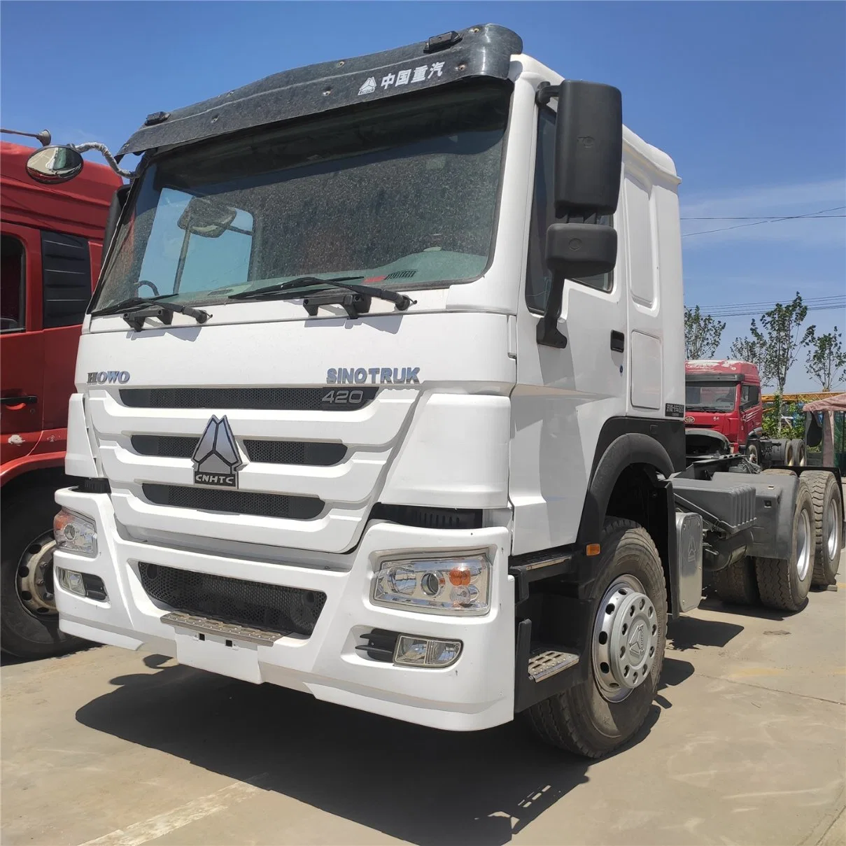 China Herstellung gebrauchte Traktor LKW Pricce HOWO 6X4 375HP LKW Head Cargo Gebrauchtwagen