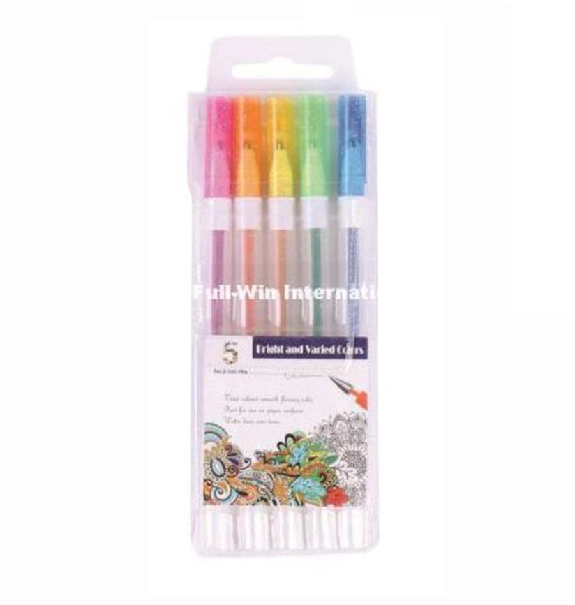 High quality/High cost performance  5 PCS Pastel Gel Pens in PVC Bag Customized Designs for Children and Adults Drawing