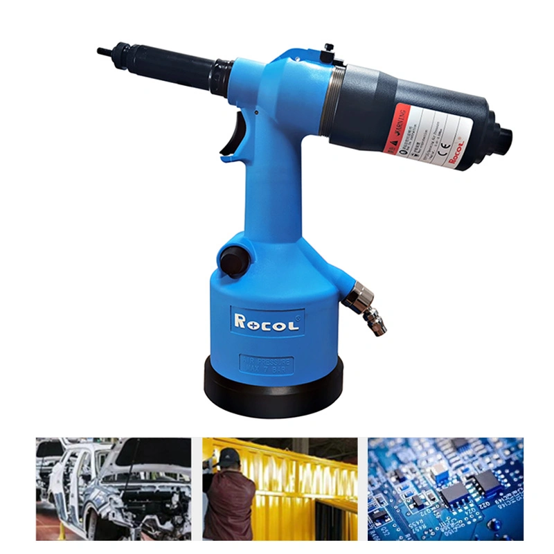 Quick Change Head with Automatic Unloading Pneumatic Rivet Nut Tool