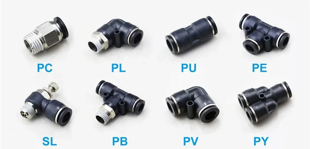 Hot Sale Pneumatic Fitting Components Put/PE Series