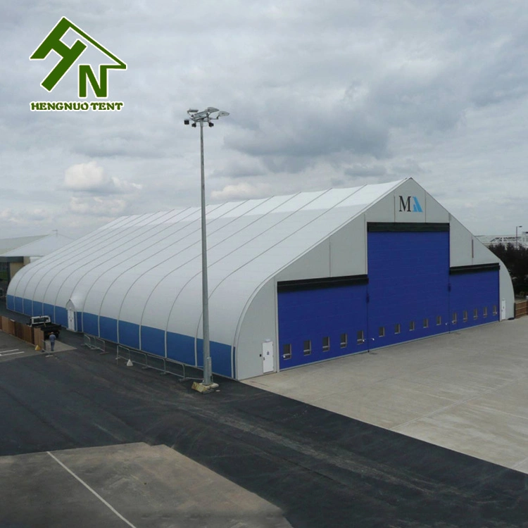 China White PVC Curved Roof Fair Aluminum Frame Arch Tent