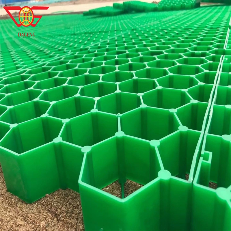 Slope Protection and Road Basement Plastic Geocell HDPE Geocell Gravel Grid Geocells Gravel Stabilizer Sale