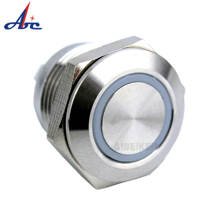 16mm Reset Doorbell Switch 3A Normally Open Door Access Momentary on Arcade Ring LED Push Button Switch