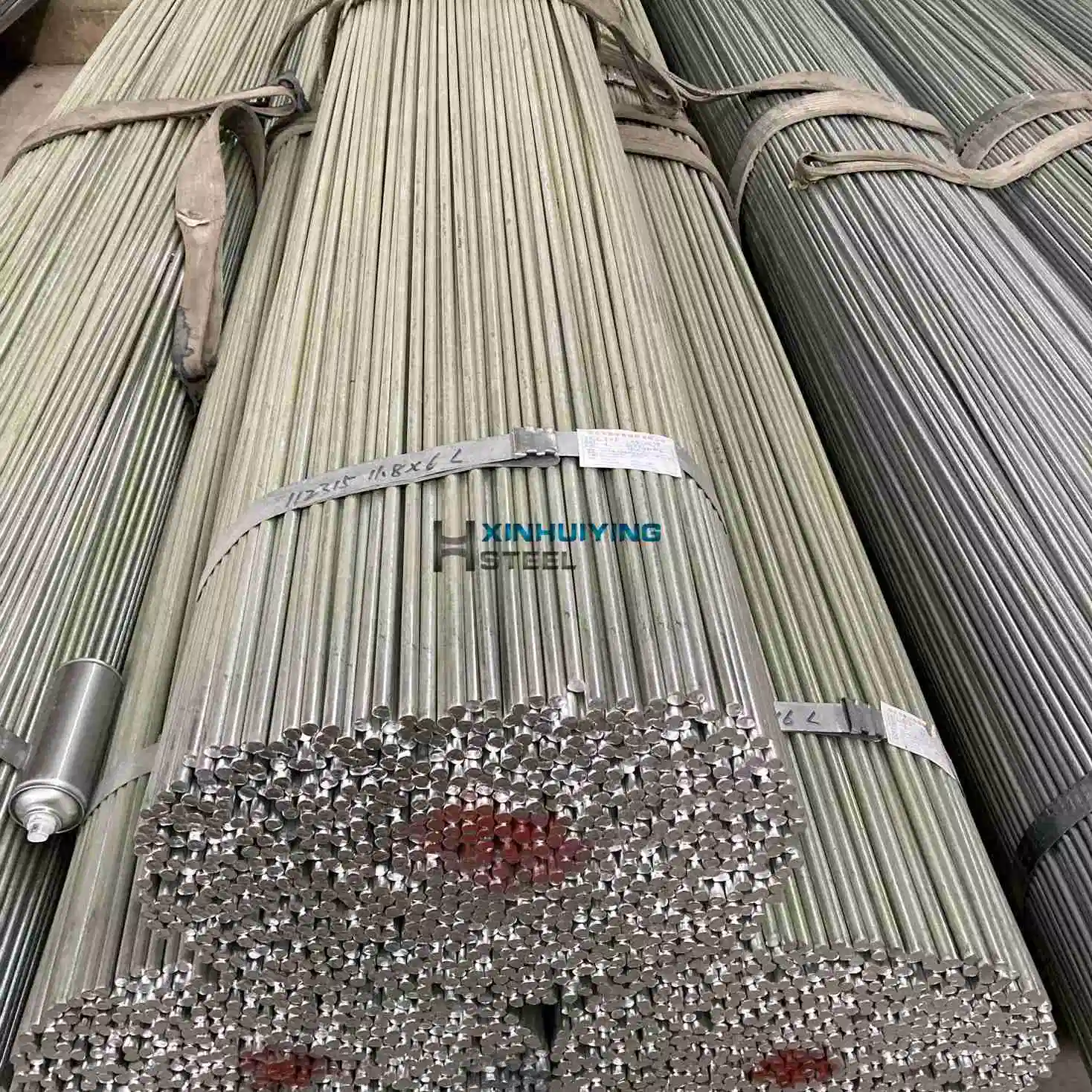 Hot Dipped Galvanized Steel Round Bar 8mm 12mm 16mm Diameter Cut Any Length Zinc Coated Round Bar