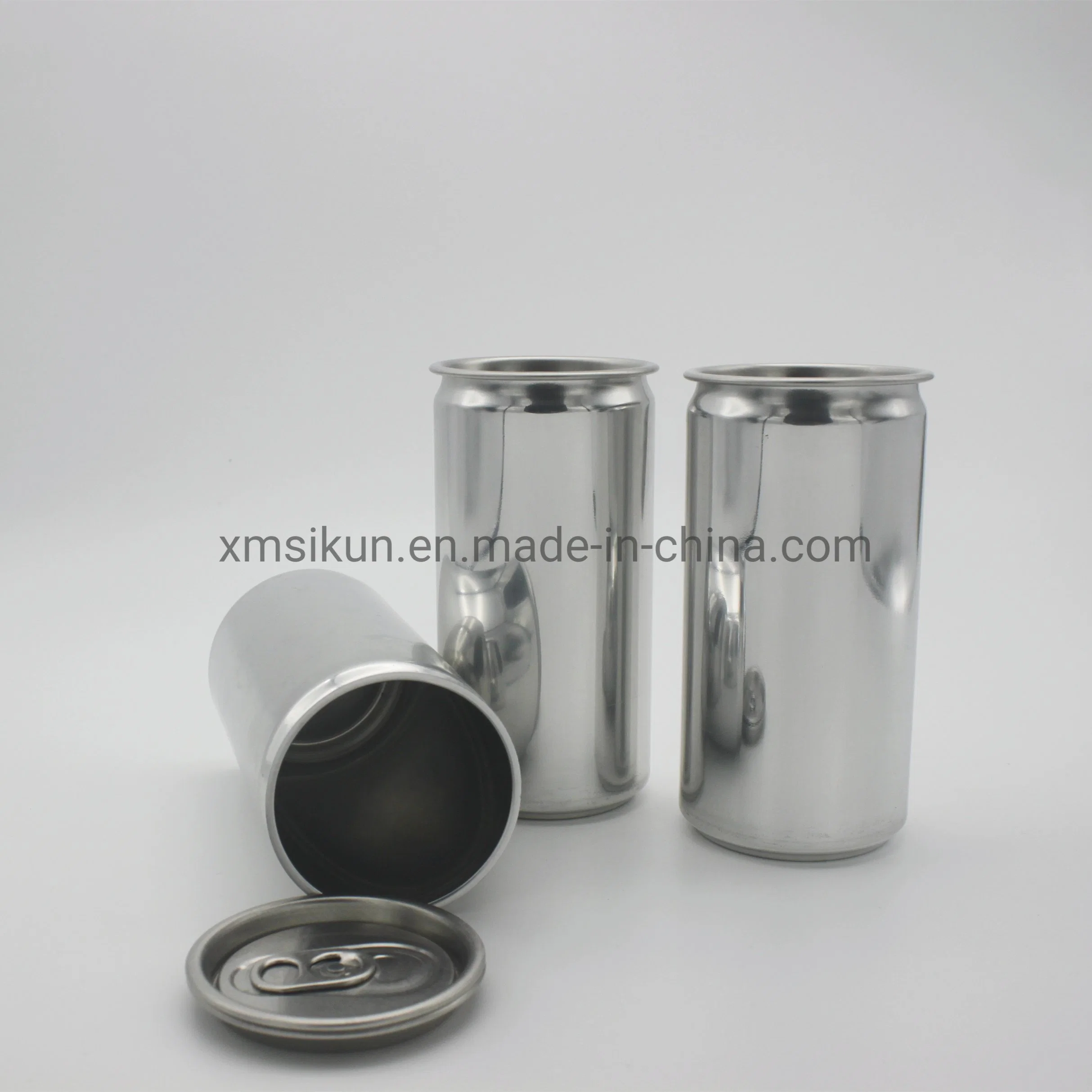 High Quality Empty 250ml Sleek Aluminum Can for Beverage Packing