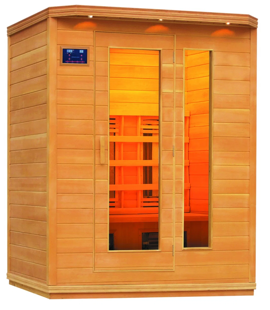 Luxury Solid Wood Room Dry Steam Sauna Room Infrared Sauna