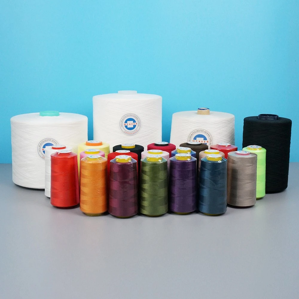 100% Polyester Spun Yarn 42/2/3