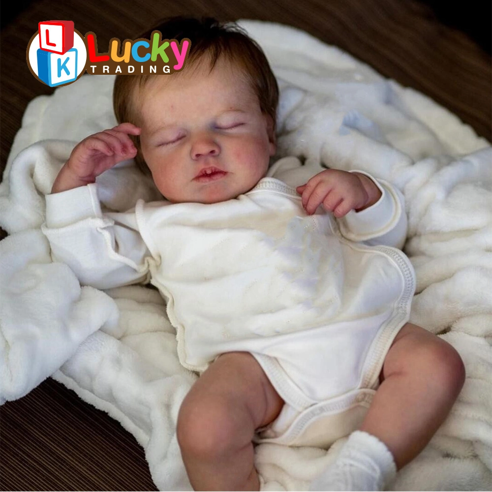 49cm Sleeping Realistic Newborn Baby Dolls Soft Silicone Babies