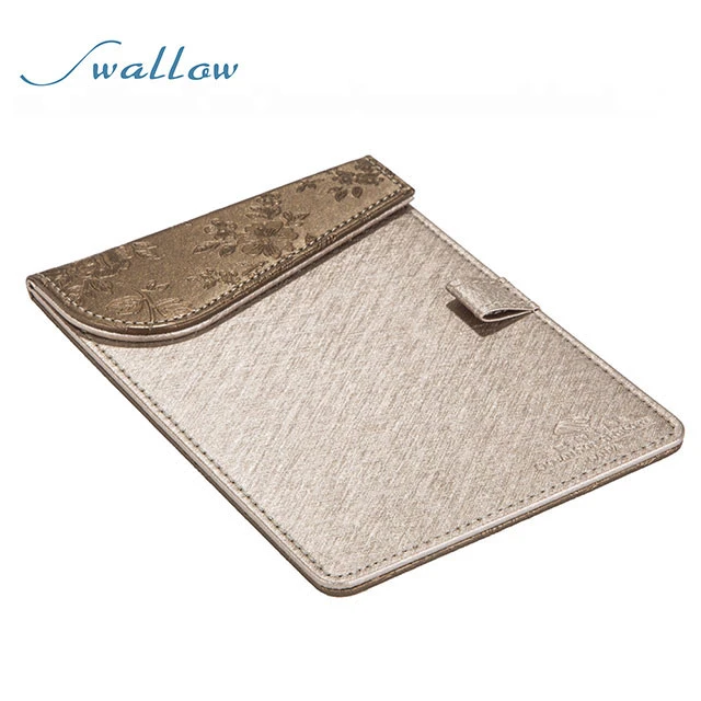 Luxury Hotel Desk Magnetic Note Pad, Leatherite Hotel Note Pad Holder