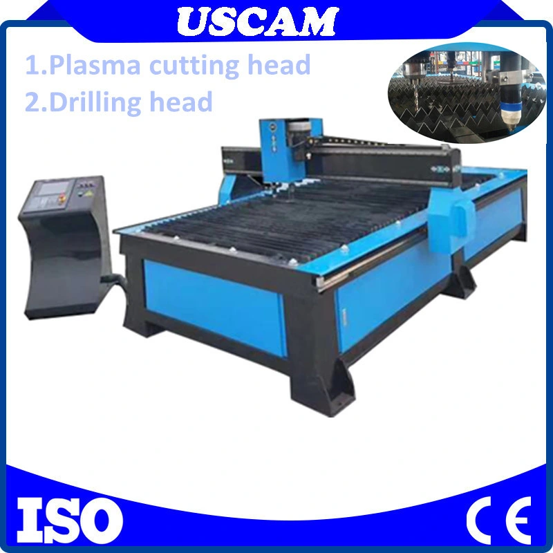 1325 1530 CNC Flame Plasma Drilling Steel Holes and Cutting Stainless Steel Metal Plate Sheets Machine CNC Plasma Cutter