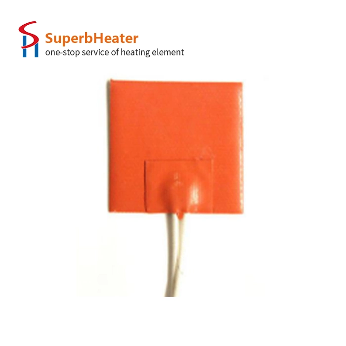 Hoja de calefactor flexible de silicona elástico Strip manta eléctrica tuberías termosumergidos