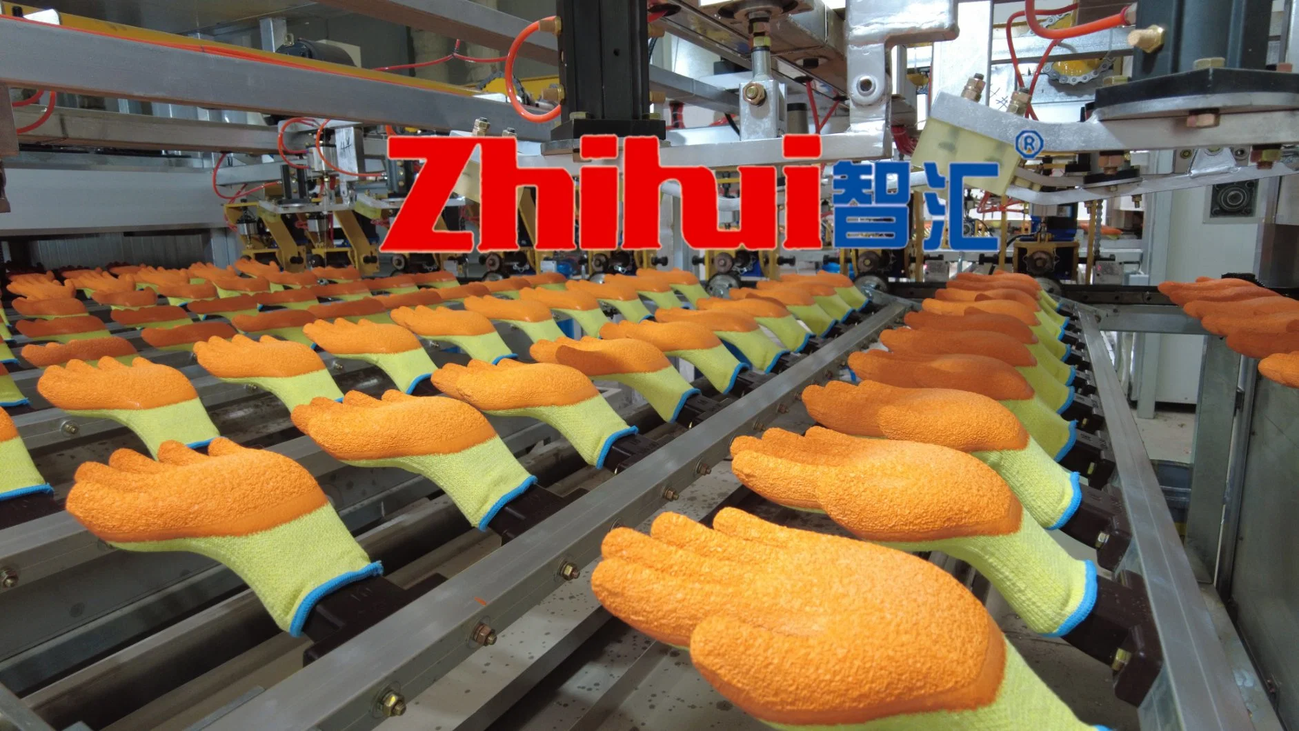 NBR & Nr Crinkle/Wrinkle Gloves Dipping Machine Production Line