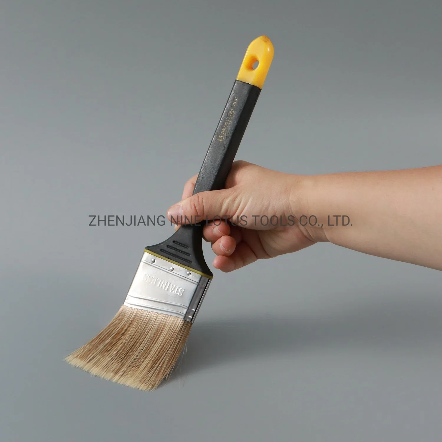 Flat Paint Brush Wall Wooden Handle Apply Evenly