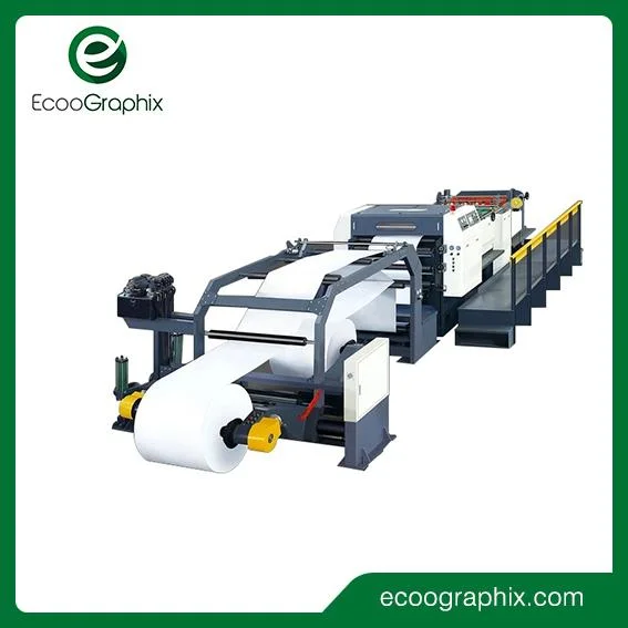 Máquina de corte de alta velocidad de la cizalla de papel de Ecoographix