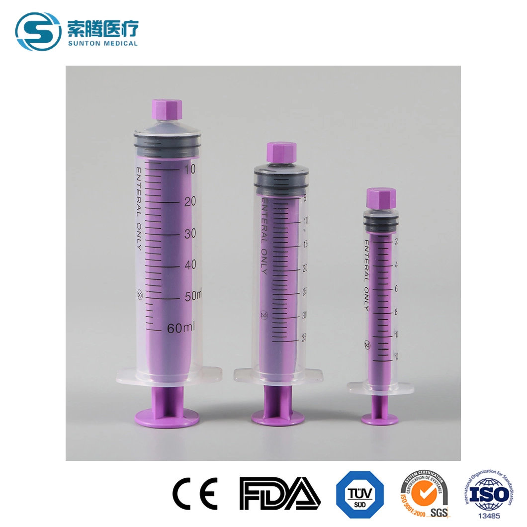 Sunton China Sterile Insulin Syringe Suppliers 0.25ml/ 1ml/ 2ml/ 5ml/ 10ml/ 20ml/ 30ml Disposable Luer Lock Glass Syringes/En-Fit Syringes