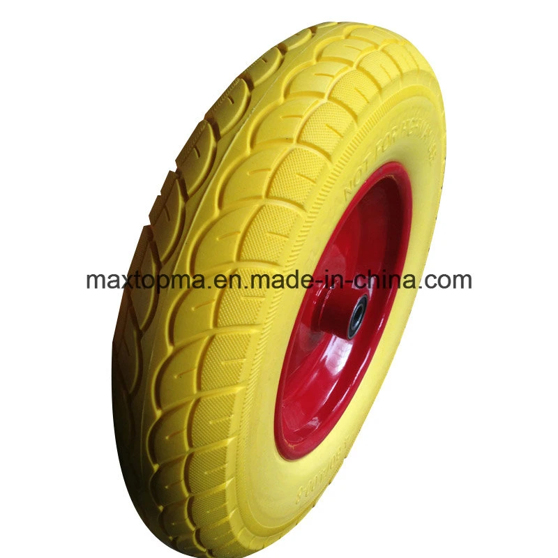 Wheelbarrow PU Foam Trolley Wheel to South American Market