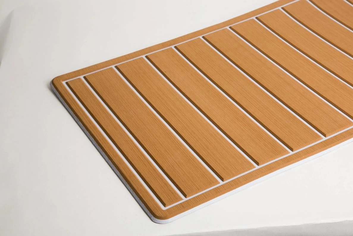 EVA Foam Teak Floor Decking Sheet Self Adhesive Flooring Mat Pad