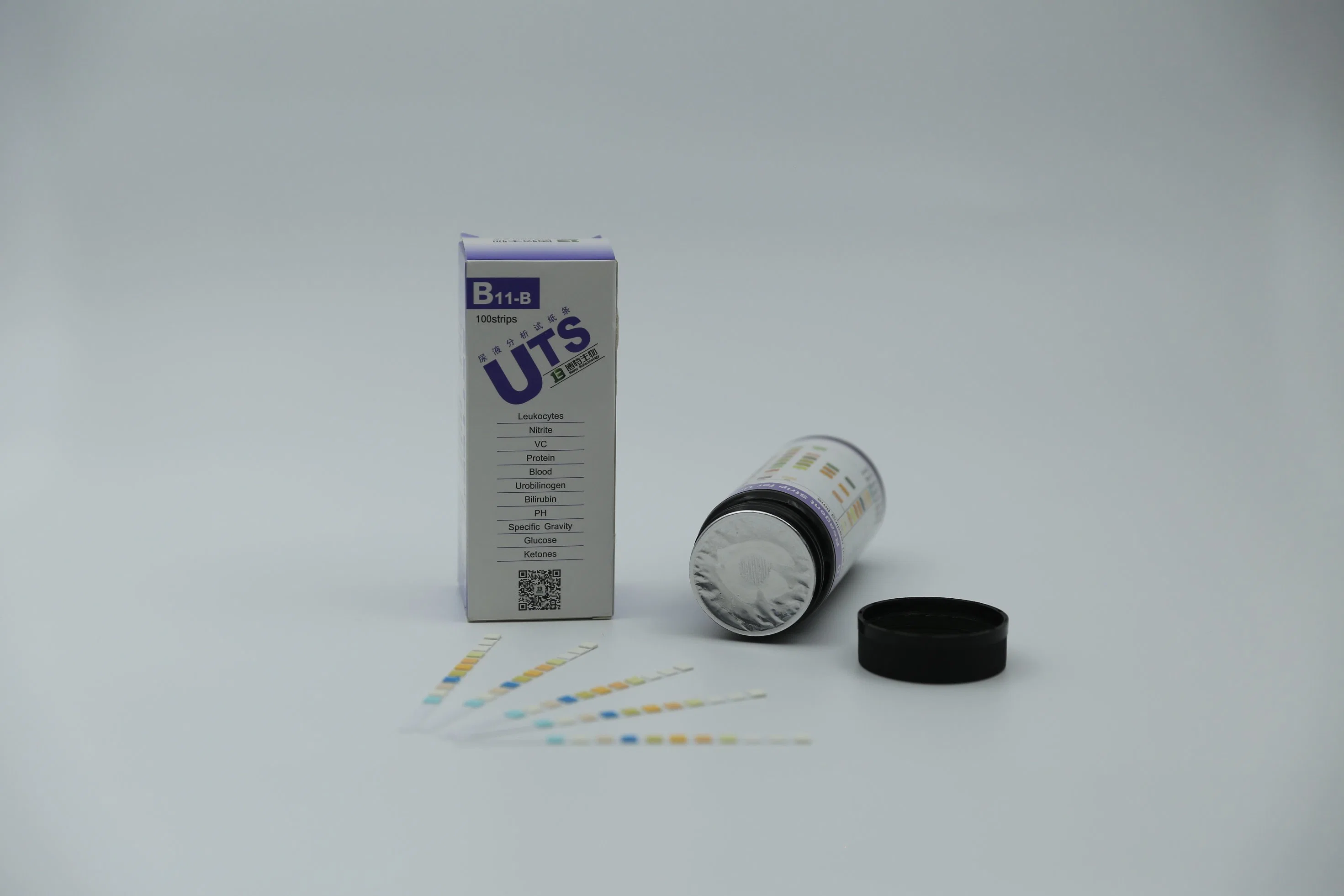 CE Certified Urinalysis Reagent Test Strips 1-14 Parameters