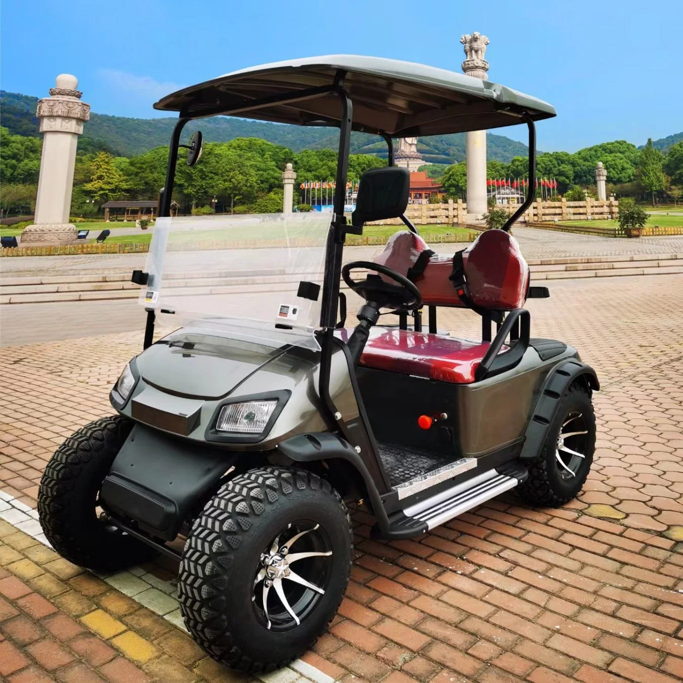6 Пассажир одобренная тележка для гольфа Cargo низкие цены 4+2 мест Club Car Golf Cart Airport Electric Car