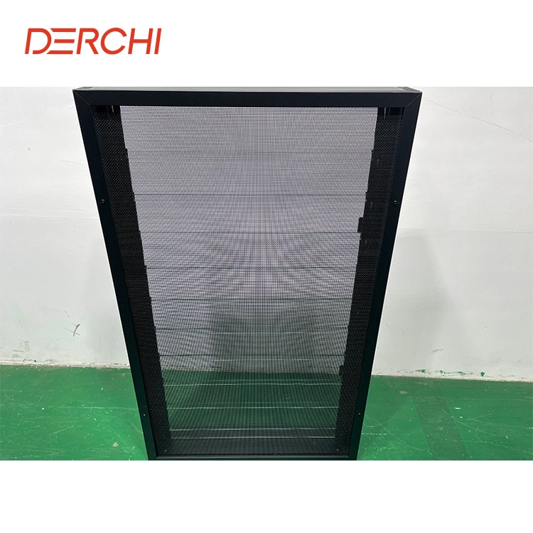 Guangzhou Factory Metal Louver Window Frames Window Louvers House Louvered Windows Aluminium Frame Security Building