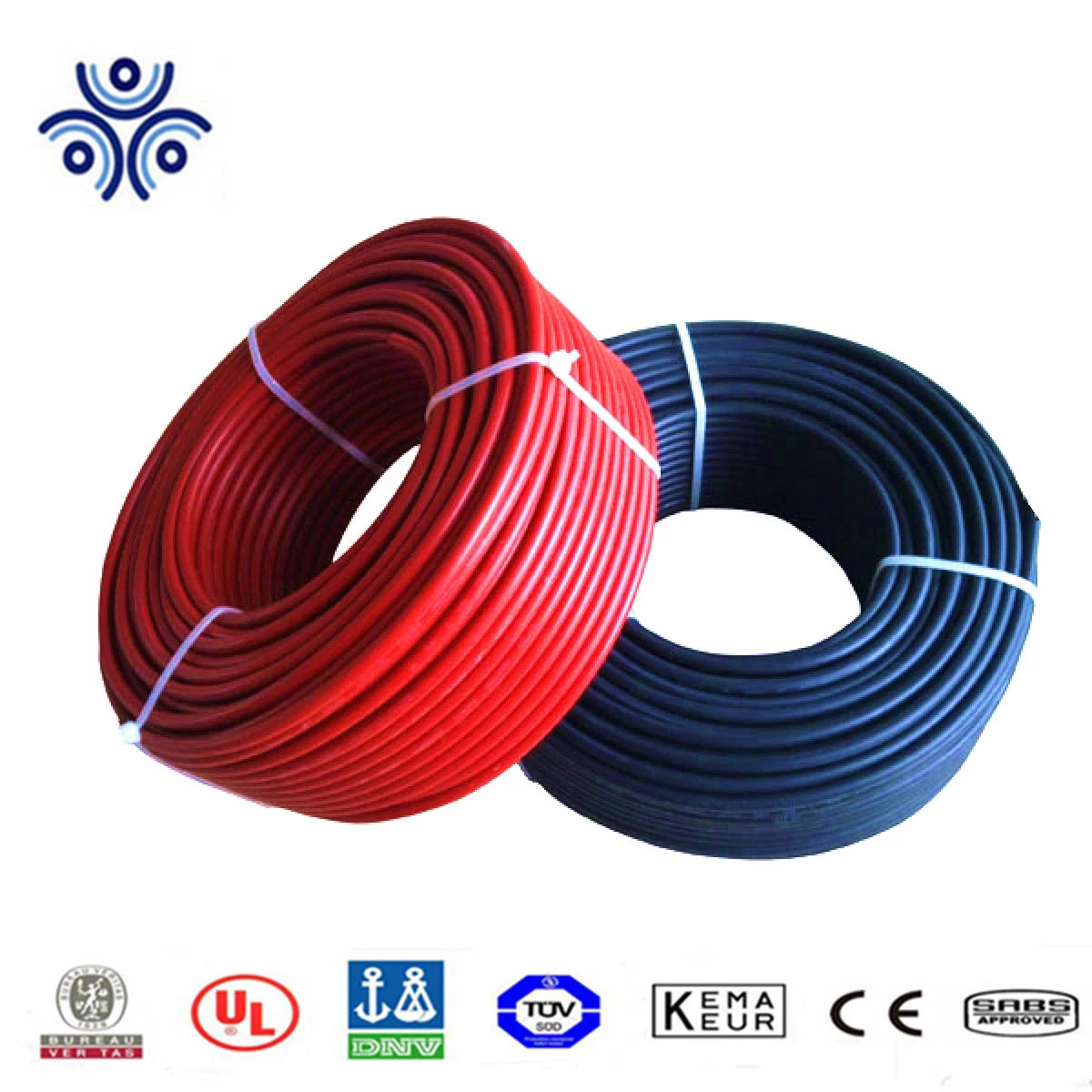 Câble DC résistant aux UV UL4703 répertorié/TUV/RoHS H1z2z2K de 4 mm 6 mm pour panneau solaire PV/PV1f, fil de 10 AWG/12 AWG Prix