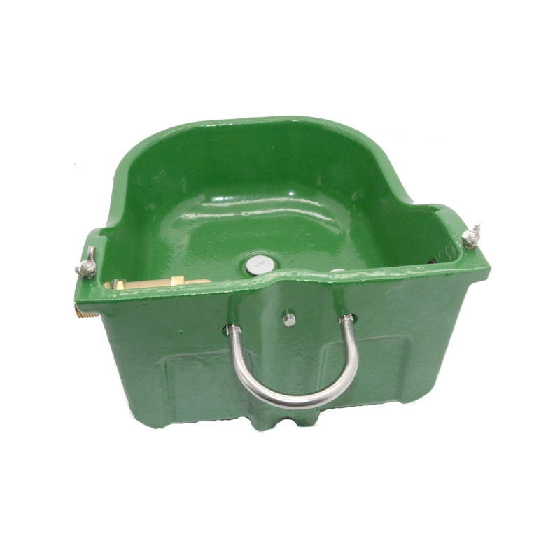 Tj-180 Cast Iron Water Bowls Coated Powder Surface Treatment Water Bowl Trough PVC Floatnn Water Trough