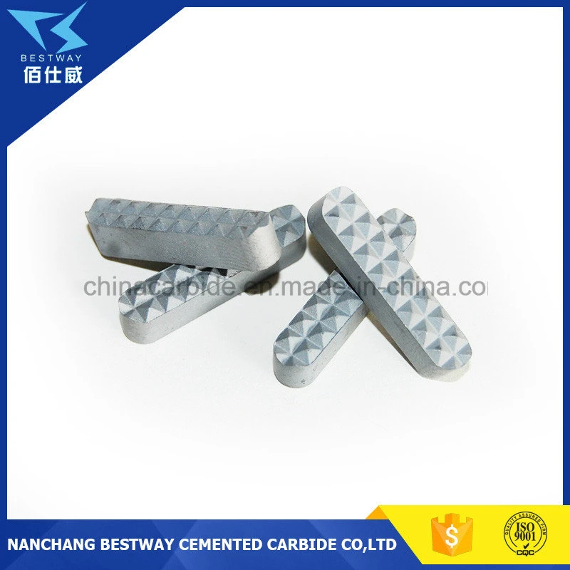 Chuck Clamping Jaw Welded Tungsten Carbide Gripper Inserts