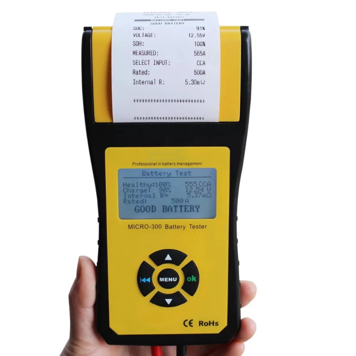 Professional High quality/High cost performance Lead Acid Car Battery Capacity Tester Analyzer with Printer