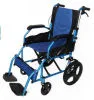 12" Wheels Lightweight Portable Transport Folding Wheelchair with Hand Brakes