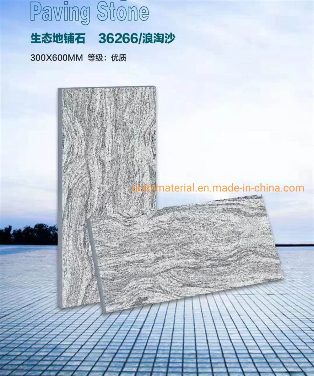 Non-Slip Ceramic China grosor 20mm Piedra de pavimentación de suelo Baldosas para camino de conducción al aire libre Granite Suelo Aparcamiento baldosas Para patio externo