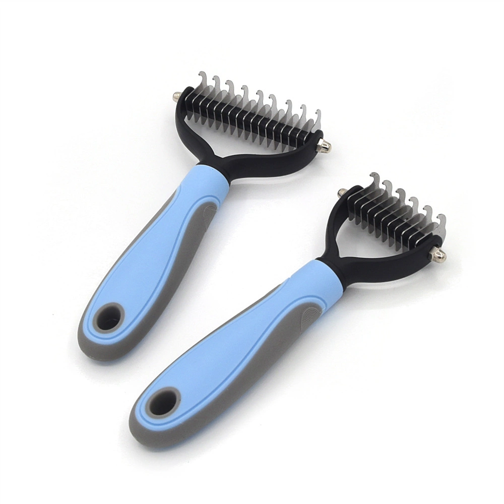 Pet Hair Remover Double Sided Open Knot Comb Dematting Tool