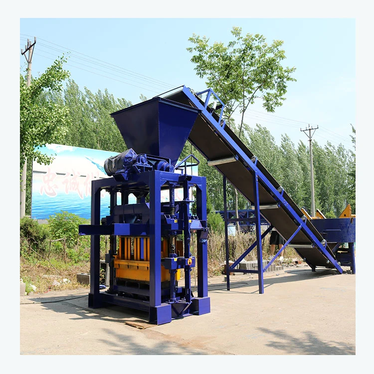 Qtj4-35 Compressed Concrete Block Brick Making Machine Semi Automatic Cement Brick Making Machine