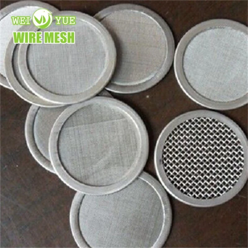 SS304 316 Stainless Steel Square Metal Woven Screen Filter Wire Mesh Disc/Tube/Pipe/Cylinder