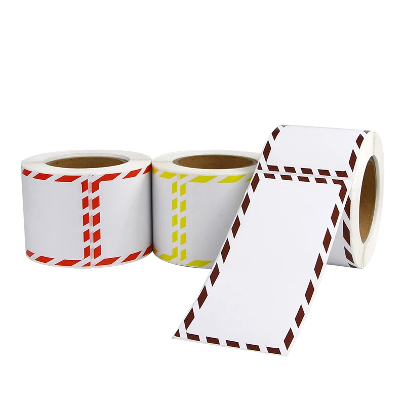 Custom Direct Thermal Printing Paperl Weighing Scales Label Supermarket Price Tag Zebra Barcode Sticker Shelf Label Stickers