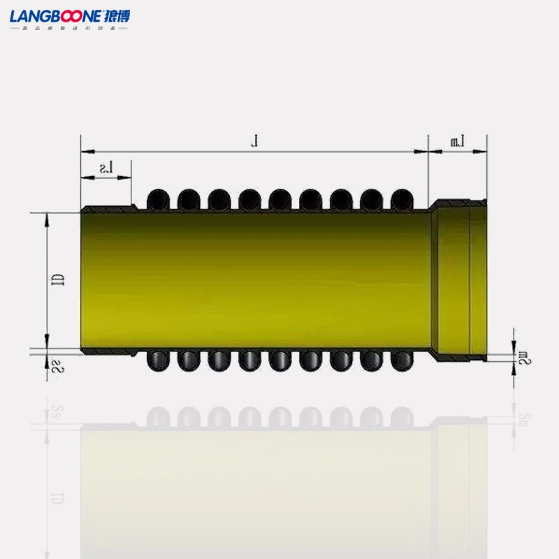 Large Diameter HDPE Structured Wall Pipes 2400mm Krah Pipe for Drain